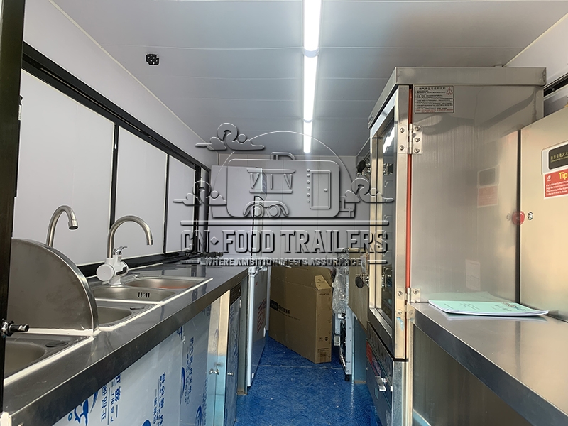 Black Electric Food Truck