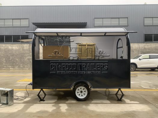 10FT Small Round Food Trailer for Ice Cream