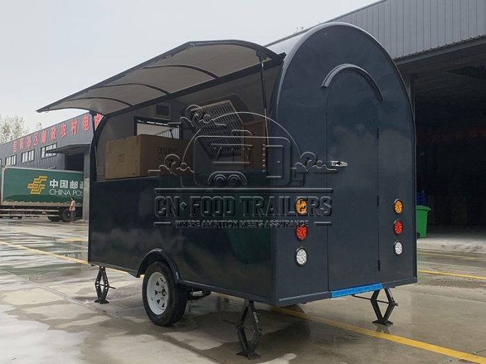 10FT Small Round Food Trailer for Ice Cream