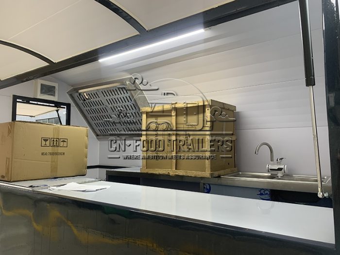 10FT Small Round Food Trailer for Ice Cream