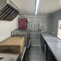 13FT Black Square Food Trailer