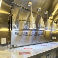 13FT Mirror Airstream Food Trailer for Mobile Bar, Coffee Bar and Tea House
