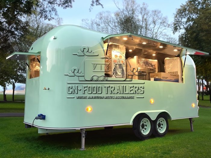 16.5FT Pastel green Airstream Food Trailer for Wedding - Image 2