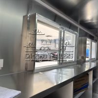 18FT Square Food Trailer Halal Food Trailers For Sale
