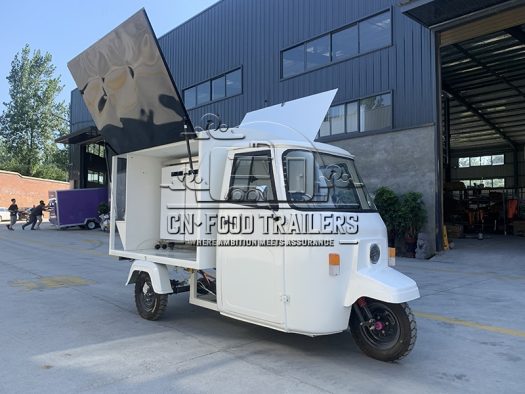 6 Tap White Piaggio APE Food Truck for Beer