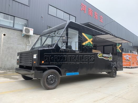 Black Electric Food Truck
