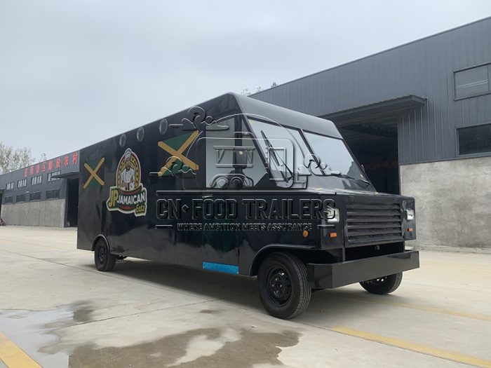 Black Electric Food Truck