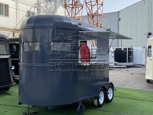 Grey Horse Food Trailer Snack Food Trailer for Sale