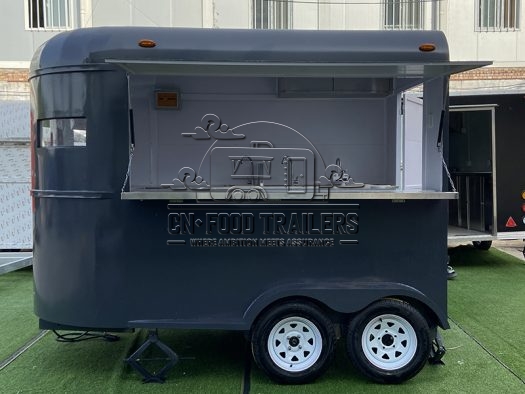 Grey Horse Food Trailer Snack Food Trailer for Sale