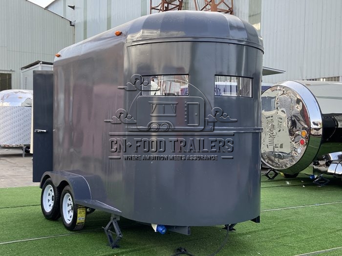 Grey Horse Food Trailer Snack Food Trailer for Sale