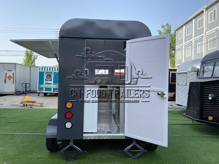 Grey Horse Food Trailer Snack Food Trailer for Sale