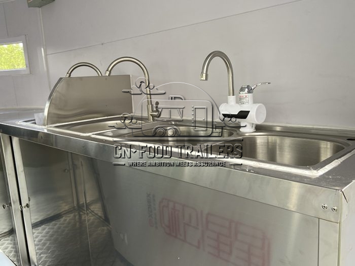 Grey Horse Food Trailer Snack Food Trailer for Sale