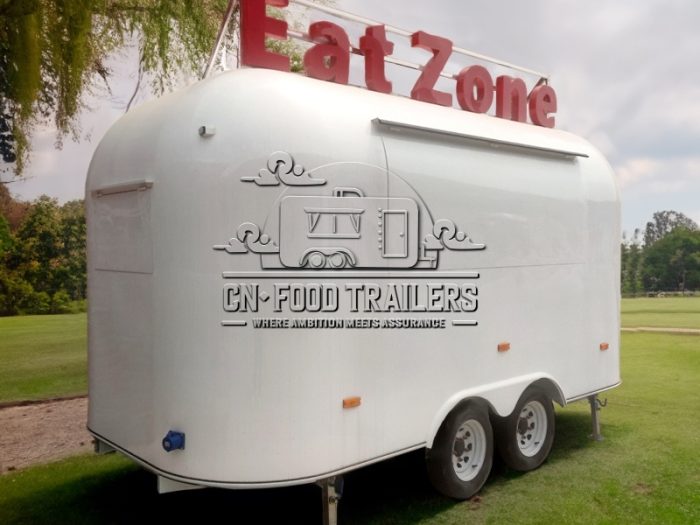 Milky White Airstream Food Trailer - Image 2