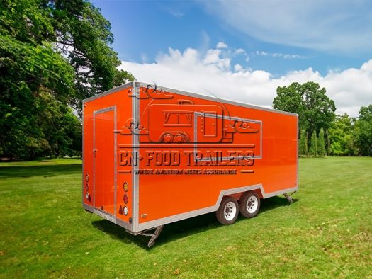 Red Square Food Trailer