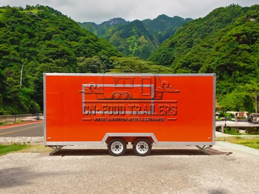 Red Square Food Trailer