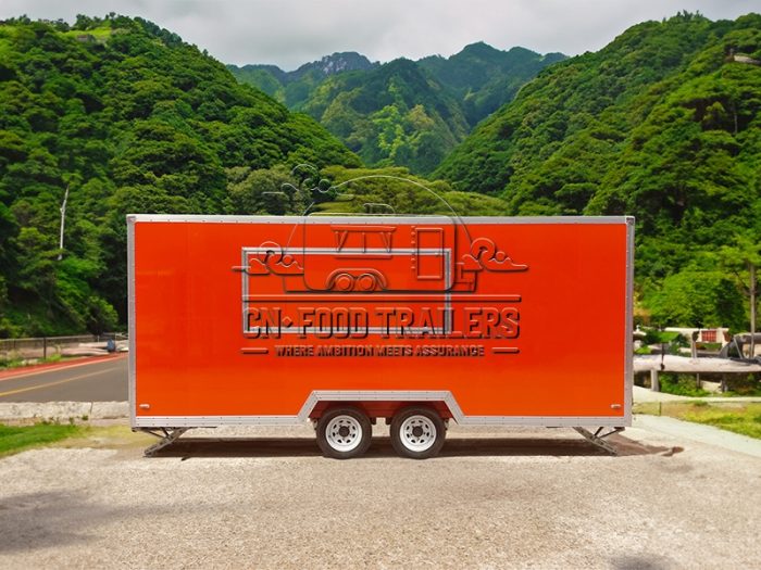 Red Square Food Trailer