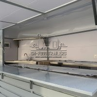 11.5FT Dark Grey Horse Food Trailer for Bar