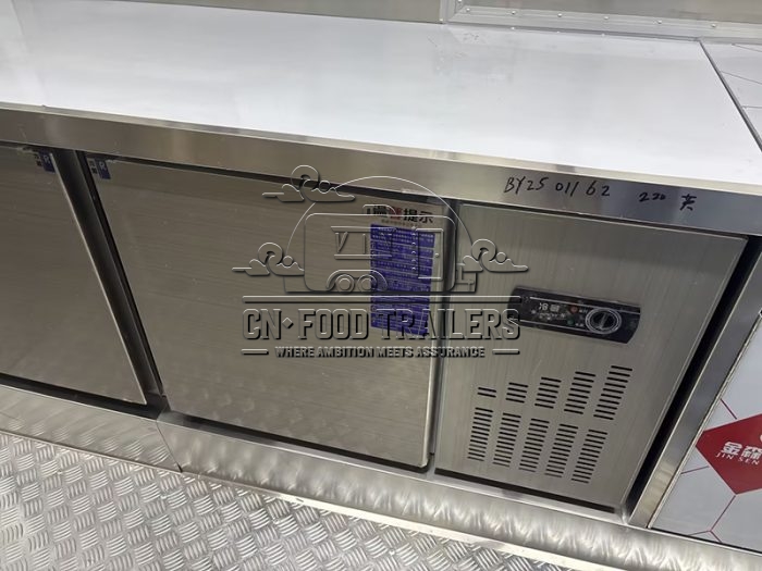 13FT Green Square Food Trailer Taco Food Trailer for Sale