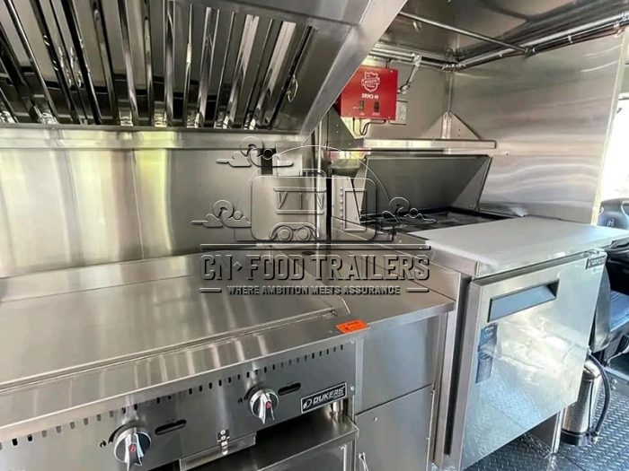 13FT Purple Square Food Trailer