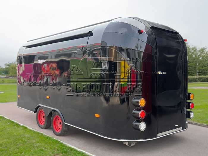 15FT Black Airstream Food Trailer