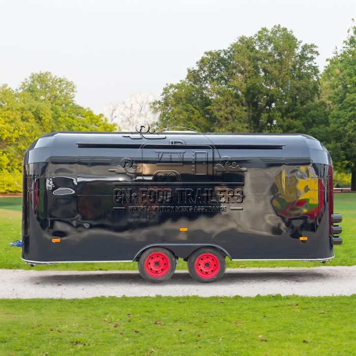 15FT Black Airstream Food Trailer