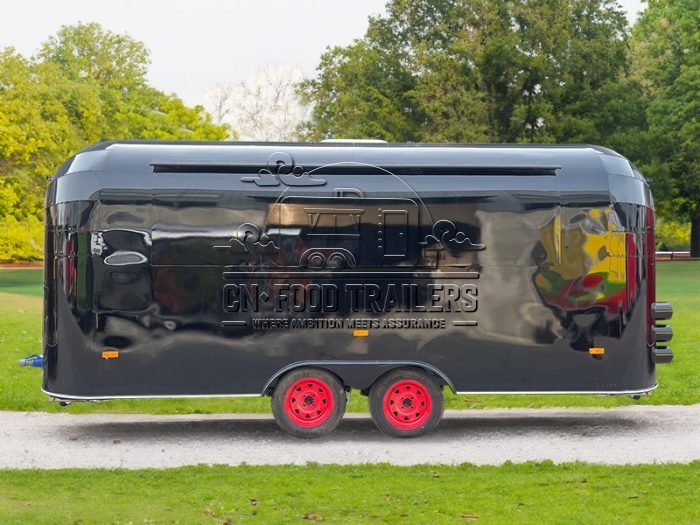 15FT Black Airstream Food Trailer
