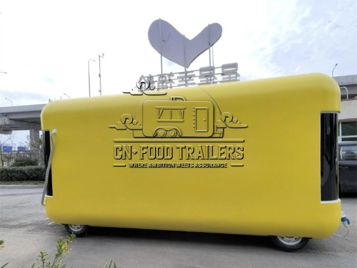16.5FT Yellow Flying Wing Cloud Warehouse Food Trailer