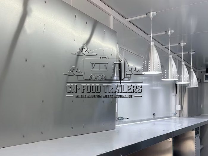 18FT Full Car Sticker Square Food Trailer