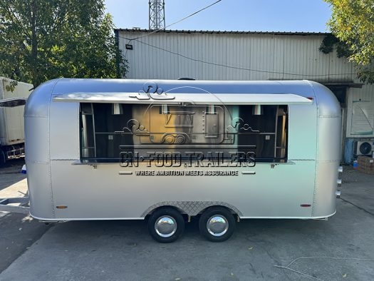 Aluminum Airstream Food Trailer