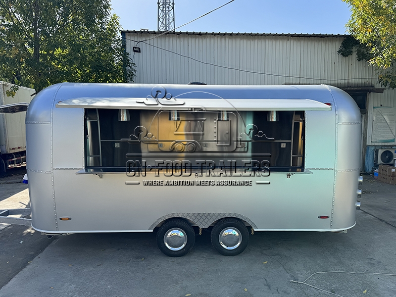 Aluminum Airstream Food Trailer