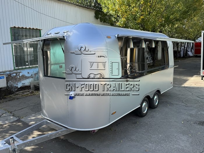 Aluminum Airstream Food Trailer