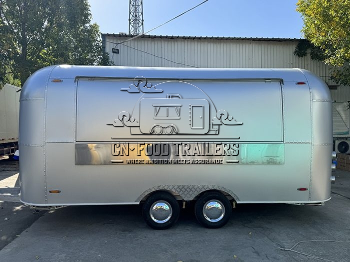 Aluminum Airstream Food Trailer