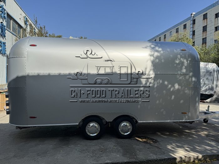 Aluminum Airstream Food Trailer