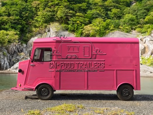 Rose Red Electric Food Truck
