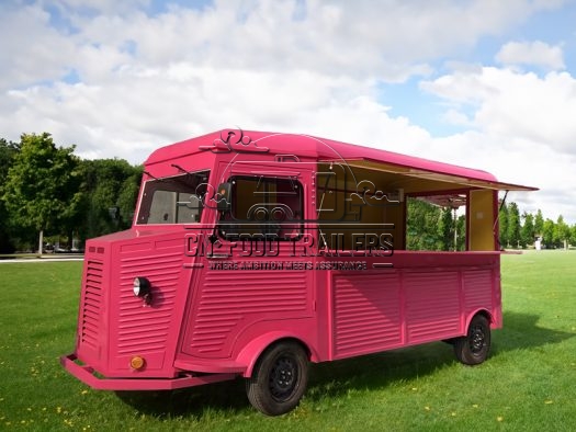 Rose Red Electric Food Truck