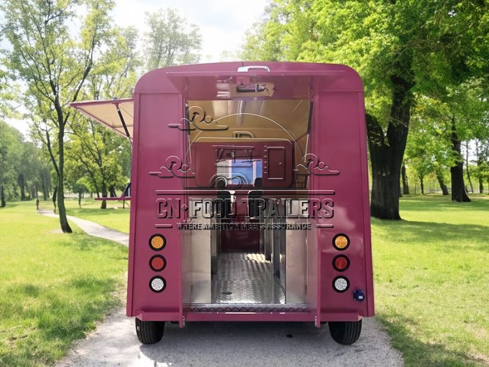 Rose Red Electric Food Truck