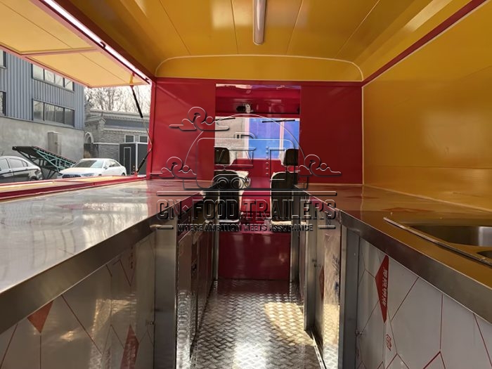 Rose Red Electric Food Truck