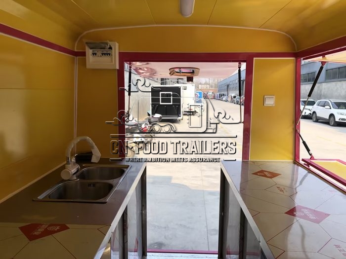 Rose Red Electric Food Truck