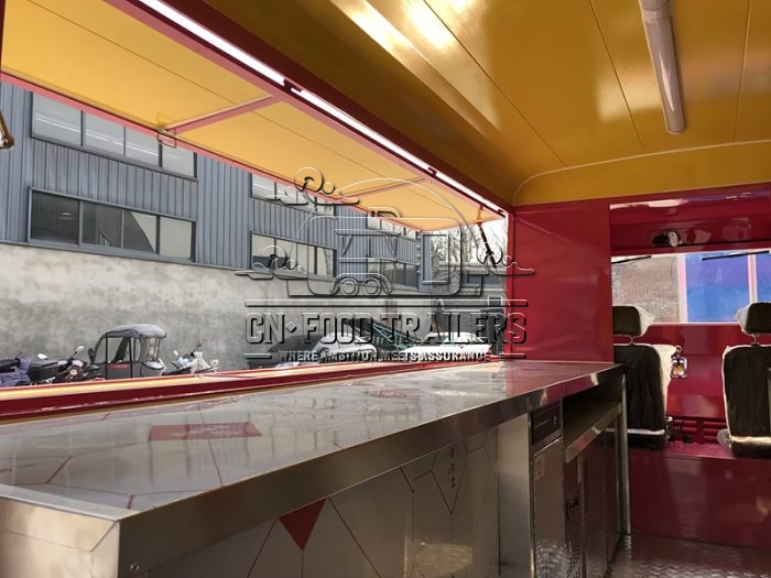 Rose Red Electric Food Truck