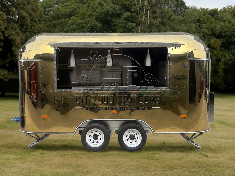13FT Gold Airstream Food Trailer