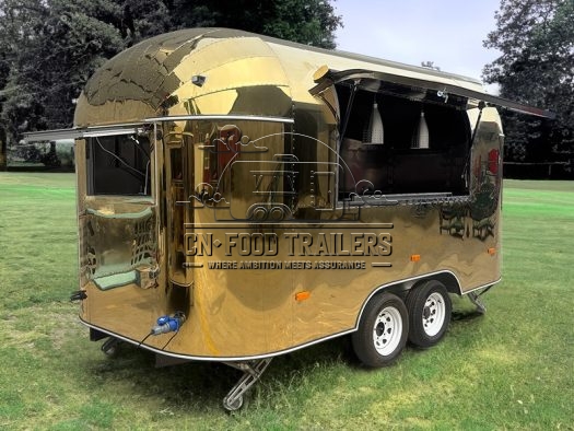 13FT Gold Airstream Food Trailer