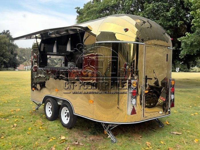 13FT Gold Airstream Food Trailer