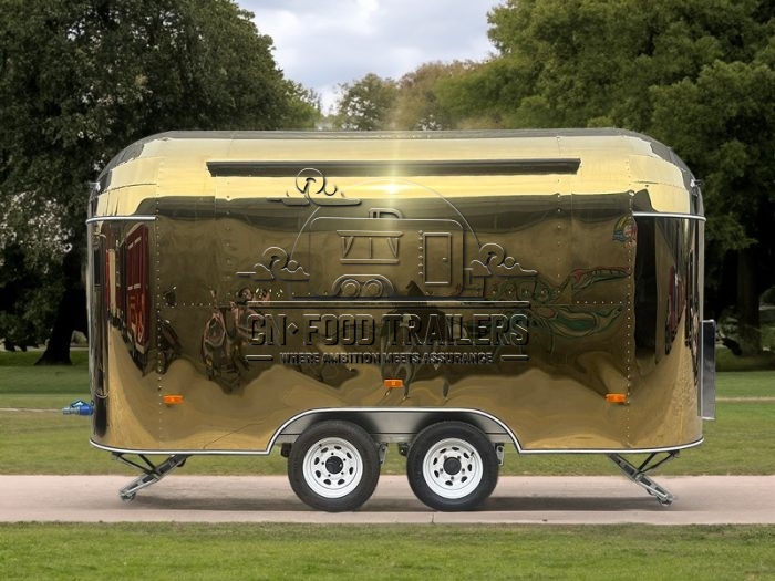 13FT Gold Airstream Food Trailer