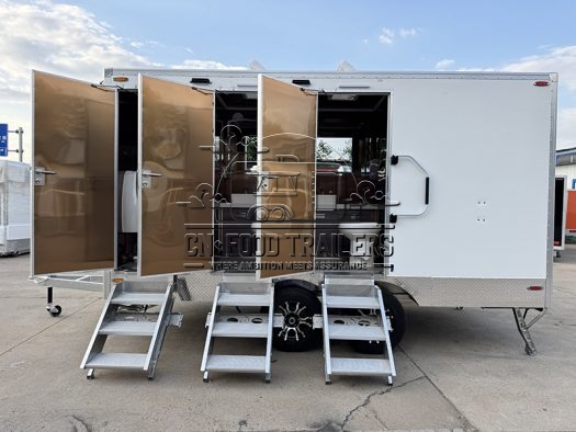 15FT 4 Station Toilet Trailer (Including 1 Disabled Toilet)