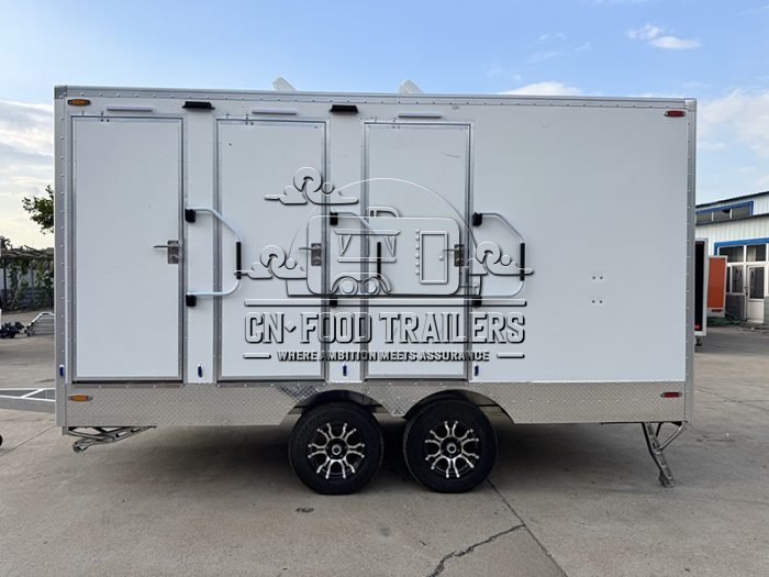 15FT 4 Station Toilet Trailer (Including 1 Disabled Toilet)
