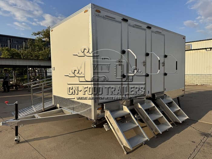 15FT 4 Station Toilet Trailer (Including 1 Disabled Toilet)