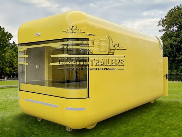 16.5FT Yellow Flying Wing Cloud Warehouse Food Trailer