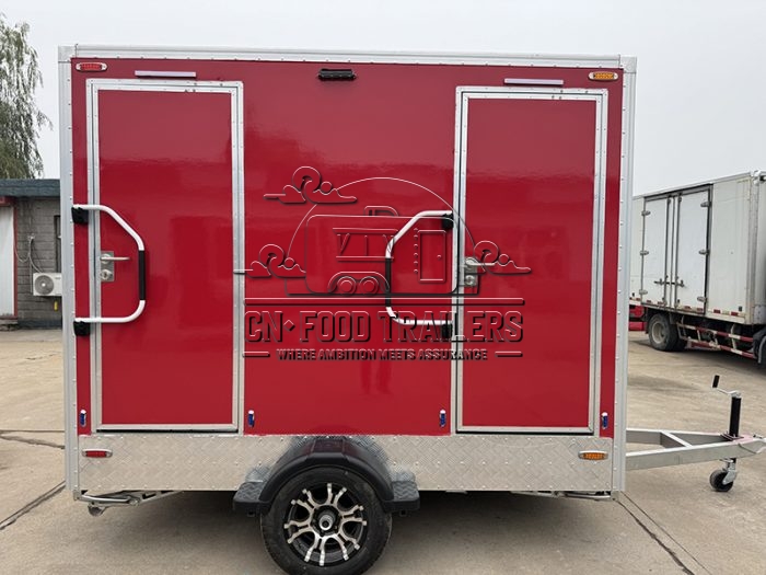 2-Station Toilet Trailer Luxury Restroom Trailer for Commercial Bathrooms