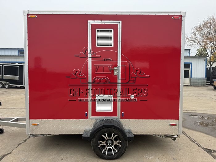 2-Station Toilet Trailer Luxury Restroom Trailer for Commercial Bathrooms