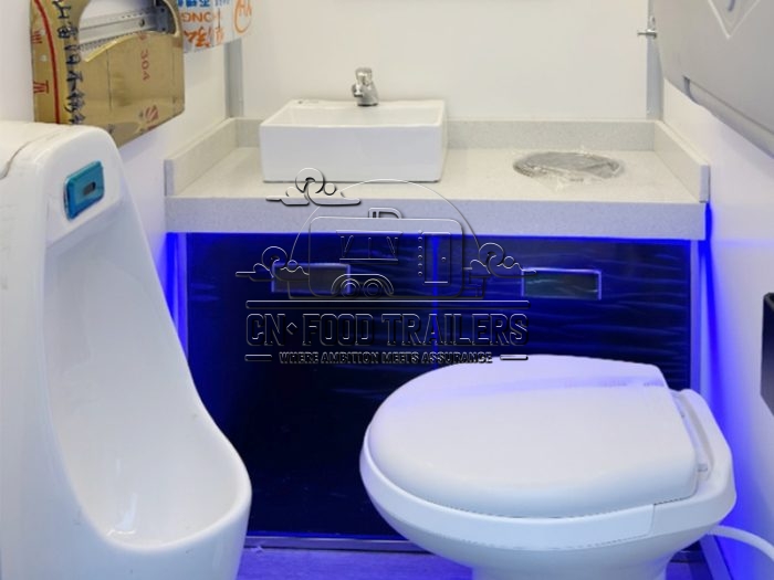 5 Station Toilet Trailer | Portable Restroom Trailer for Commercial Bathrooms - Image 8